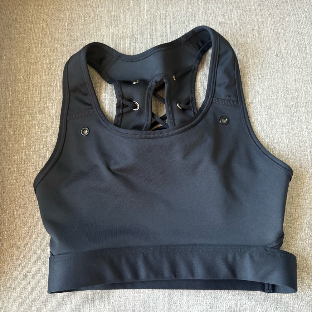 Nike Women’s Classic Lace Up Swoosh Dri-FIT Training Sports Bra- Size XS